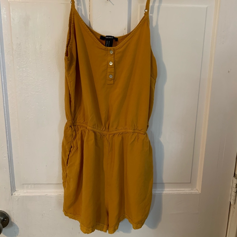 Mustard Yellow Romper
